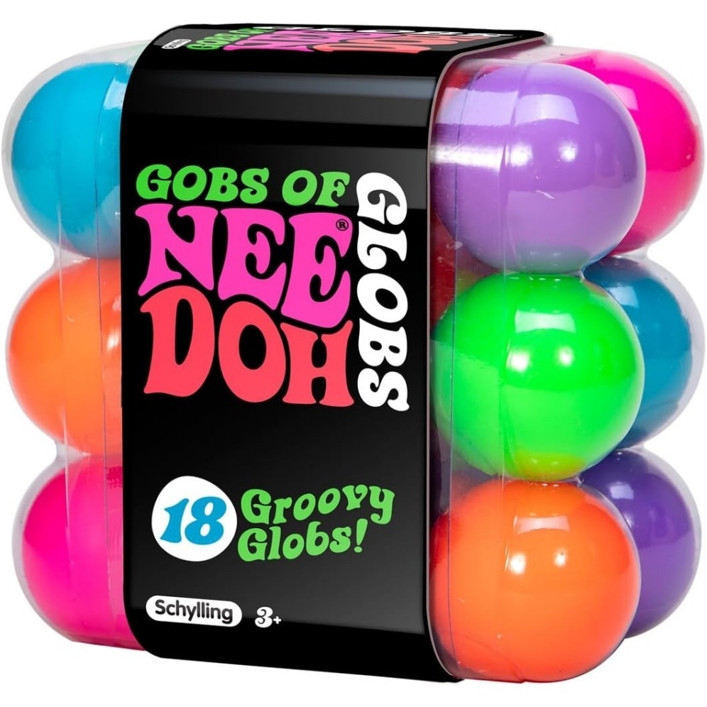 NeeDoh Teenie Globs Mini Sensory Balls 18 Pack